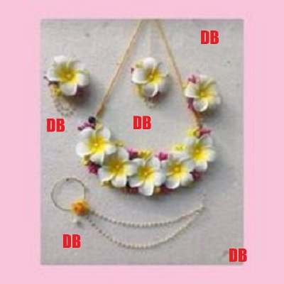 Picture of Artificial Flower Gorgeous Bridal Set3 Piece set