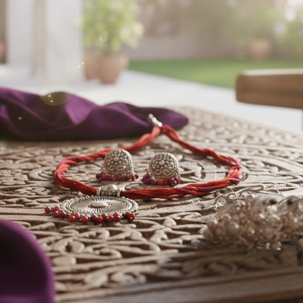 Picture of Beautiful  Antic jwellery sets  for women