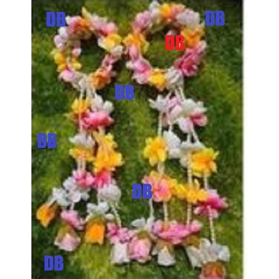 Picture of Artificial Flower Jewellery 2 Pcs Bangle/Bracelets Bridal/Holud/Boishakh Fashion For Women