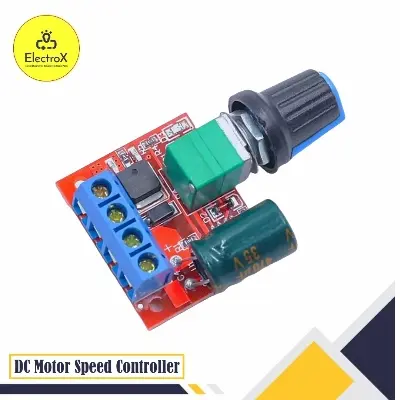 Picture of DC-DC 4.5V-35V 5A 90W PWM DC Motor Speed Controller Module Red