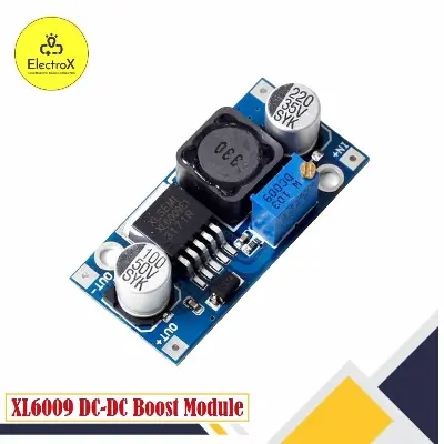 Picture of XL6009 DC-DC Adjustable Step UP Boost Converter Module Blue