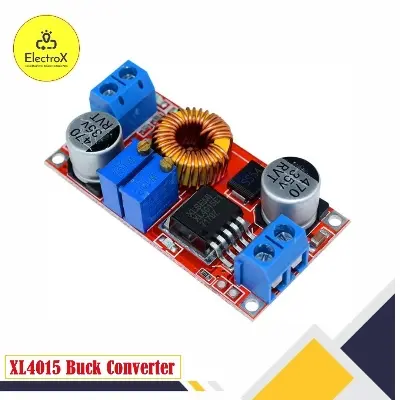 Picture of XL4015 E1 5A DC to DC CC CV Lithium Battery Step Down Charging Board Red