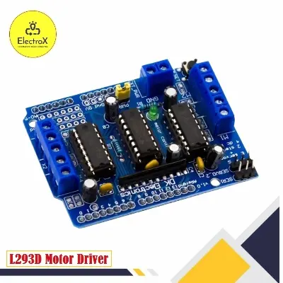 Picture of L293D Motor Driver Board Control Shield Module Motor Drive Expansion Board Blue