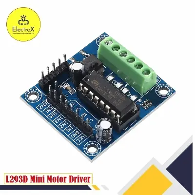 Picture of L293D Mini Stepper Motor Drive Shield Module DC4.5-25V Expansion Board Module for Compatible With Arduino Blue