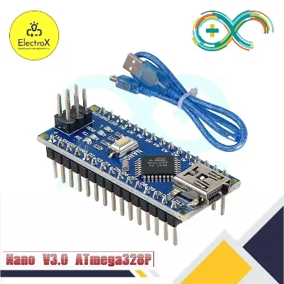 Picture of Arduino Nano V3 CH340 Atmel- Atmega328P with Cable. 