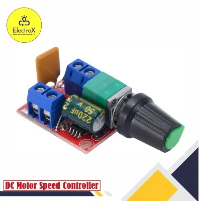 Picture of PWM 5A Max 90W DC Motor Speed Controller Module 3V-35V Speed Control Module Red