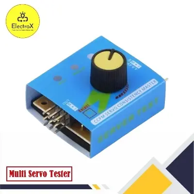 Picture of Multi Servo Tester ECS Speed Current Controller CCPM Servo Consistency Master Blue