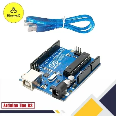 Picture of Arduino Uno R3 with USB Cable 