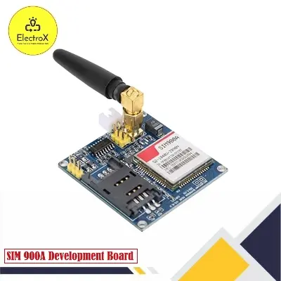 Picture of SIM 900A Module Development Board SMS GSM GPRS STM32 A6 Transmission Antenna Electronic Components Module Blue