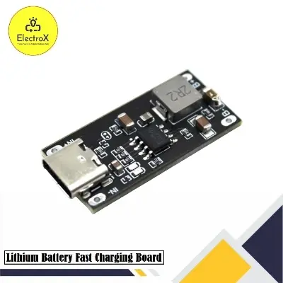 Picture of IP2312 Type-C USB Input High Current 3A Polymer Lithium Battery Quick Fast Charging Board Black