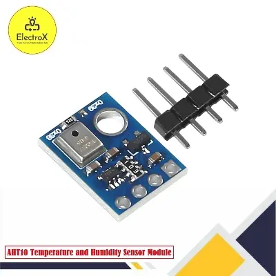 Picture of AHT10 Digital Temperature Humidity Sensor Measurement Module High Precision 1.8-6.0V I2C Communication Replace DHT11 SHT20 AM2302 Blue