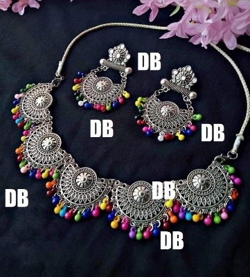 Picture of Beautiful  Antic jwellery sets  for women - Multicolor