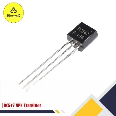 Picture of Transistor NPN BC547 45V 100mA- (5pcs) Black
