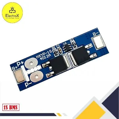 Picture of 1S 3.2V 12A Lithium Iron Phosphate Single Section Battery Protection Board Blue