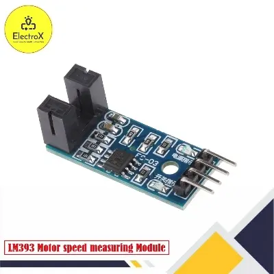 Picture of LM393 Motor Speed Measuring Sensor Module Blue