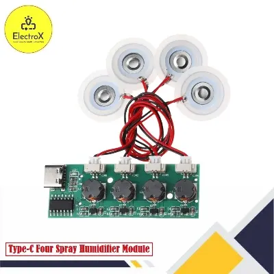 Picture of 4 Head USB Humidifier Module Set Atomization Module Blue