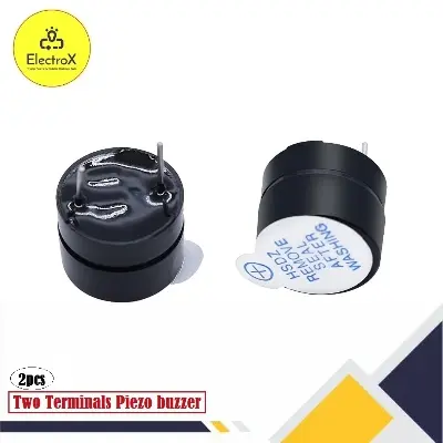 Picture of 2pcs Buzzer 5V Long sound Black