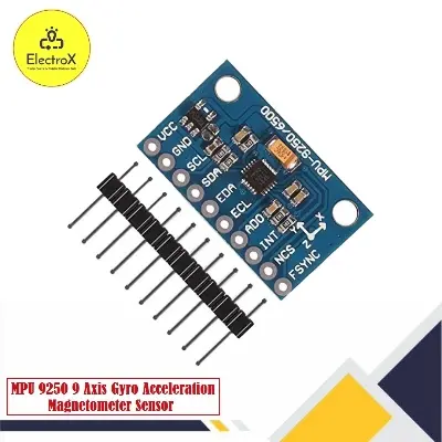Picture of MPU-6500 9DOF Module 9 Axis Gyroscope Acceleration Sensor Magnetic Field Sensor Blue