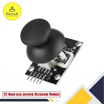 Picture of JOY-STICK Dual Axis XY 5 Pin 5V Module PS2 Joy-stick Control Lever Sensor Black