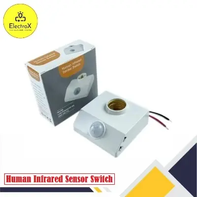 Picture of Human Infrared Sensor Switch for Lamp 220VAC White