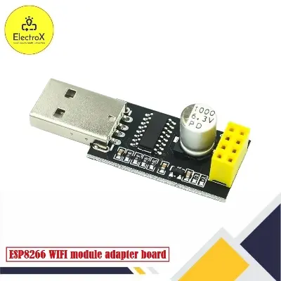 Picture of USB to Esp8266 Serial Wireless WiFi Module Developent Board WiFi Adapter Y3J5 Black