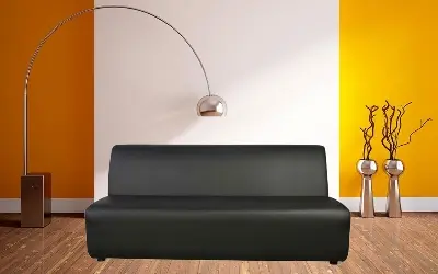 Picture of Mahmayi Modern Coco Three-Seater Custom Sofa Premium Comfort and Stylish Design High-Density Foam, Durable Fabric and PVC Modern and Space-Saving Seating, Ideal for Home and Office