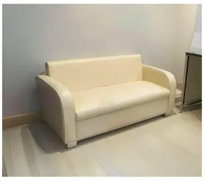 Picture of 2 Seater Artificial Leatherette and Durable Particale Wooden Frame Sofa Set for Living Room Sofa | 2-Person Sofa for Home & Office | waiting room  Sofa High-Density Foam and Space-Saving Seating, Ideal for Home and Office Use