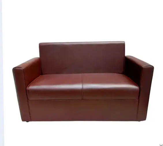 Picture of 2 Seater Artificial Leatherette and Durable Particale Wooden Frame Sofa Set for Living Room Sofa | 2-Person Sofa for Home & Office | waiting room  Sofa High-Density Foam and Space-Saving Seating, Ideal for Home and Office Use