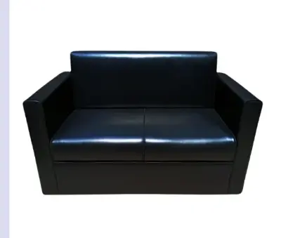 Picture of 2 Seater Artificial Leatherette and Durable Particale Wooden Frame Sofa Set for Living Room Sofa | 2-Person Sofa for Home & Office | waiting room  Sofa High-Density Foam and Space-Saving Seating, Ideal for Home and Office Use