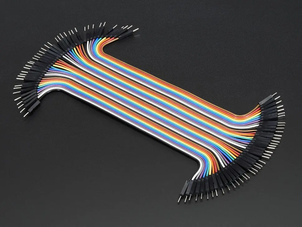 Picture of 20 pcs Male to Male Jumper Wire- connection wire for breadboard(Blue)