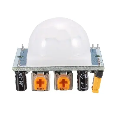 Picture of PIR Motion Sensor Module - HC SR 501 for Arduino projects(Blue)