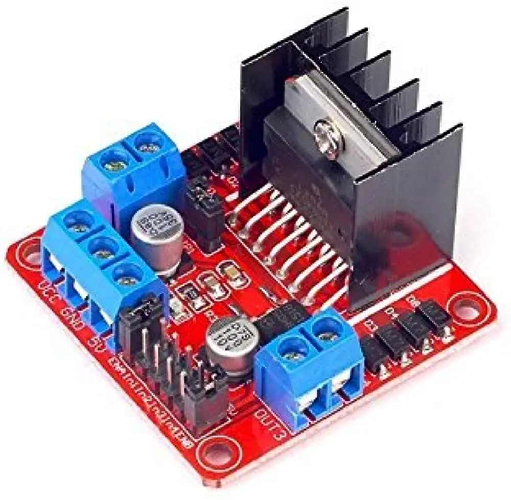 Picture of L298N Motor Driver Module for Arduino(Red)
