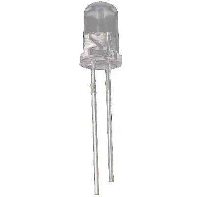 Picture of 100 pcs White LED for Arduino and DIY projects -5mm(White)