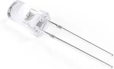 Picture of 100 pcs White LED for Arduino and DIY projects -5mm(White)