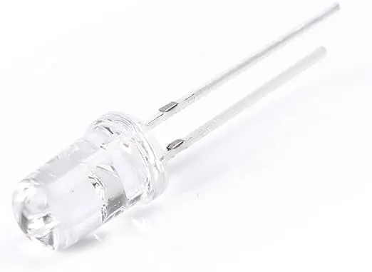 Picture of 100 pcs White LED for Arduino and DIY projects -5mm(White)