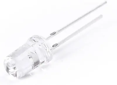 Picture of 100 pcs White LED for Arduino and DIY projects -5mm(White)
