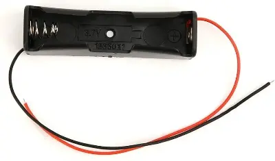 Picture of 1 Chamber Battery Holder For 18650 Batteries(Black)