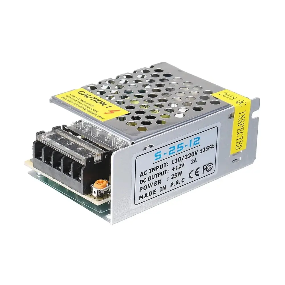 Picture of 220v AC to 12V DC POWER SUPPLY 2 Amp SMPS 12V 2AMP(Silver)