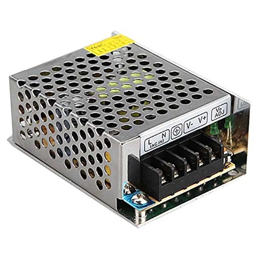 Picture of 220v AC to 12V DC POWER SUPPLY 5 Amp SMPS 12V 5 AMP(Silver)