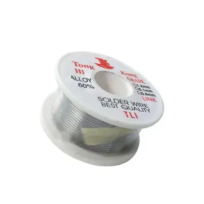Picture of Solder Lead -Soldering Lead 60% Alloy Welding Solder Wire 0.8mm thickness weight 40 gm(White)