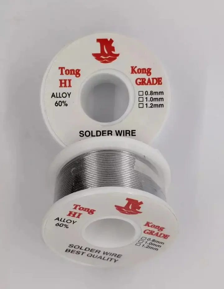Picture of Solder Lead -Soldering Lead 60% Alloy Welding Solder Wire 0.8mm thickness weight 40 gm(White)