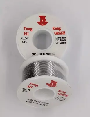 Picture of Solder Lead -Soldering Lead 60% Alloy Welding Solder Wire 0.8mm thickness weight 40 gm(White)