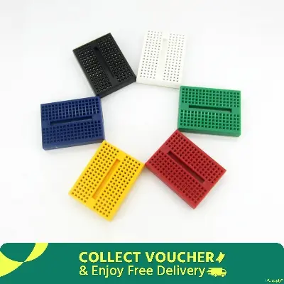 Picture of Mini Breadboard Prototype Board for DIY Project 35*45*8.7mm(Multicolor)