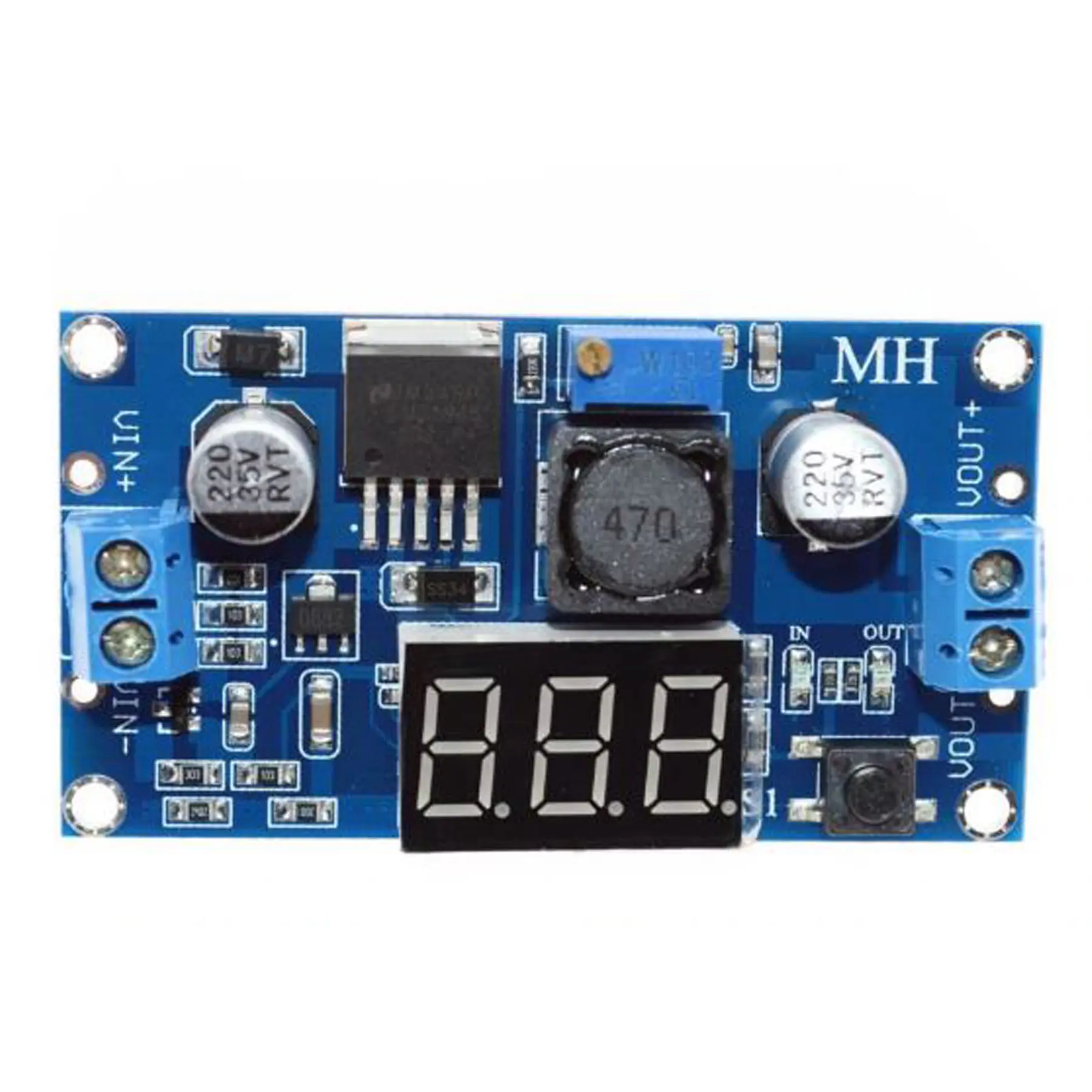 Picture of LM2596 DC-DC Buck Converter Step-Down Power Supply Module-1PC(Blue)