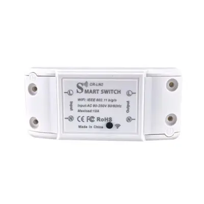 Picture of Smart Wifi Switch Breaker Smart Switch Voice Control Wifi Switch Mobile Phone App Remote Control work like sonoff wifi switch(Black)