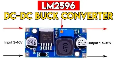 Picture of LM2596 DC-DC Buck Converter Step-Down Power Supply Module-10PC(Blue)