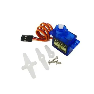 Picture of SG 90 servo motor for DIY projects with Arduino Raspberry pi Robotic Arm making 5pcs(Blue)