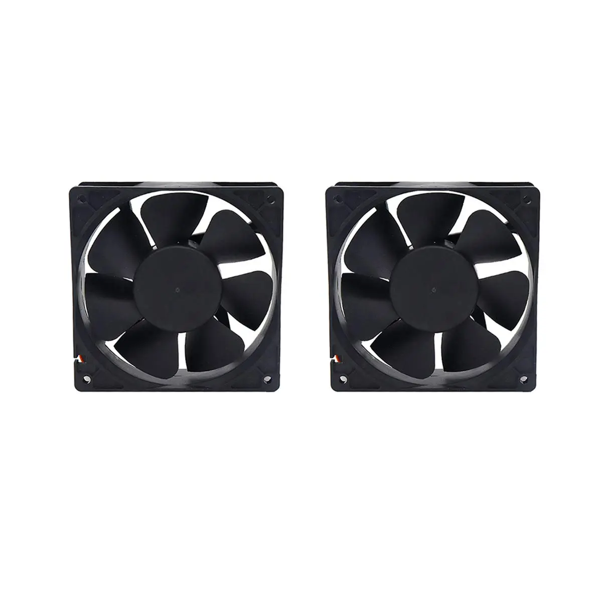 Picture of DC Brushless motor cooling fan 12 V .30 A  3 inch 2pin (5 pcs)(Black)