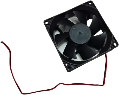 Picture of DC Brushless motor cooling fan 12 V .30 A  3 inch 2pin (5 pcs)(Black)