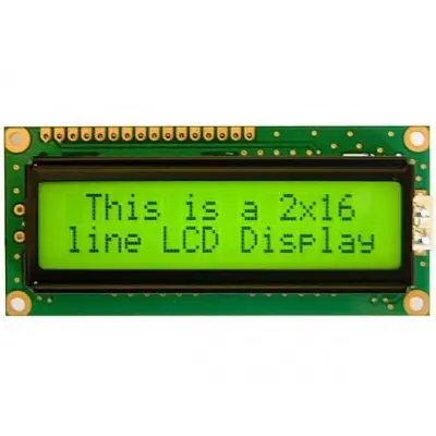 Picture of 16X2 1602 Green LCD Display Module For DIY Projects(Green)